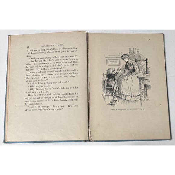 THE STORY of PATSY Kate Douglas Wiggin 1st Ed 1889 Houghton Mifflin Co illust HC - Picture 7 of 15